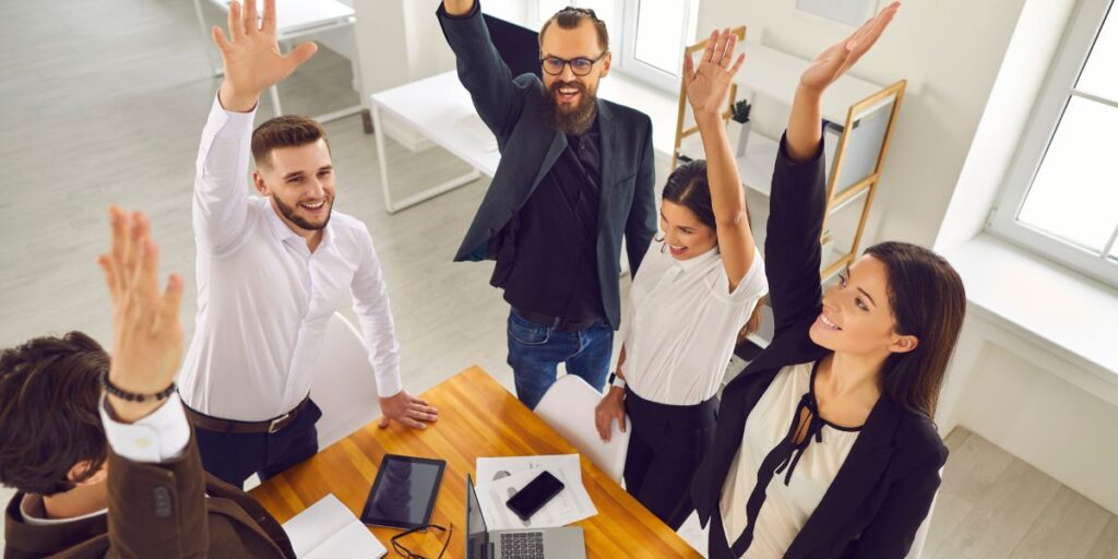 Employees excited about taking the rest of the day off